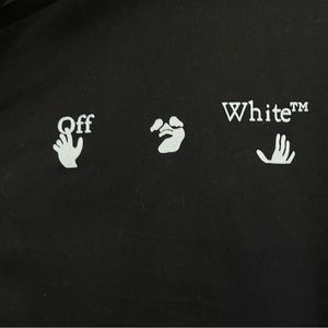 🔥🔥🔥 Off-White Marker Over Hoodie Black L 🔥🔥🔥 NWT